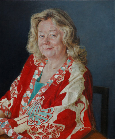 Painting of Diane Church