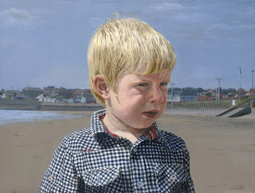 Painting of Logan Ellison