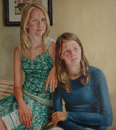 Portrait of Chloe and Martha Nicol