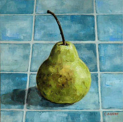 Image of painting 'Still life with pear'