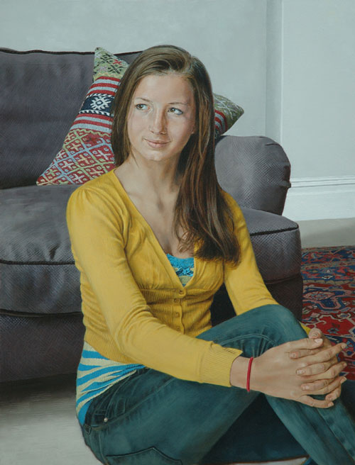 Painting of Sabine Van der Linden