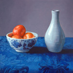 Still Life with Vase and Satsumas